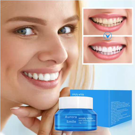 AuroraSmile - Simply White Teeth Whitening Powder